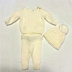 Baby Girl Winter Knitted Set